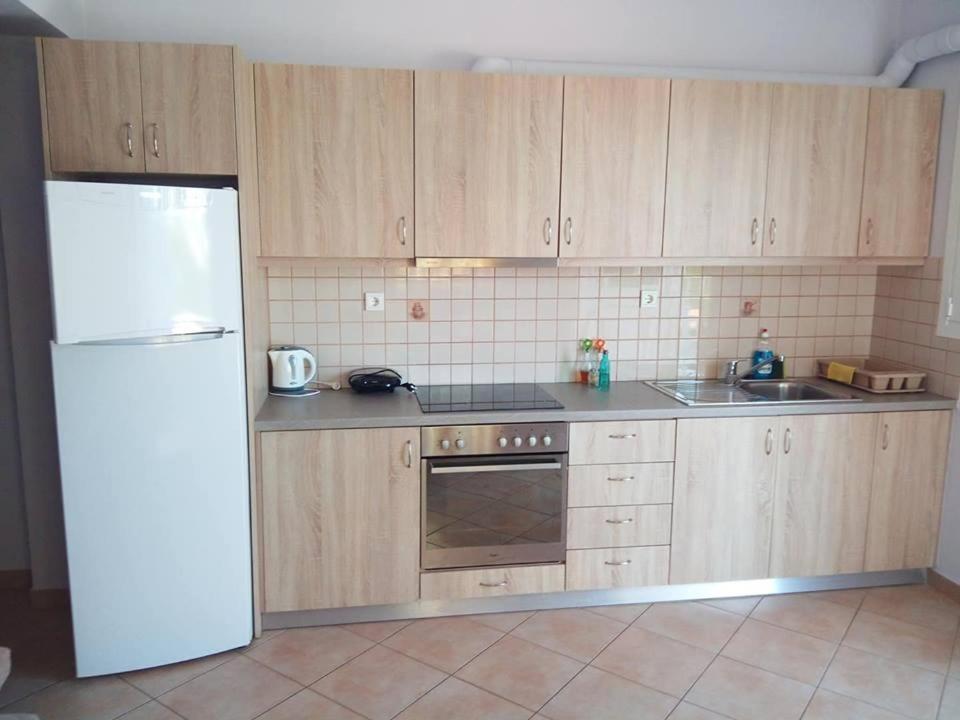 Alkioni Sea View Apartment Káto Zákros Bagian luar foto